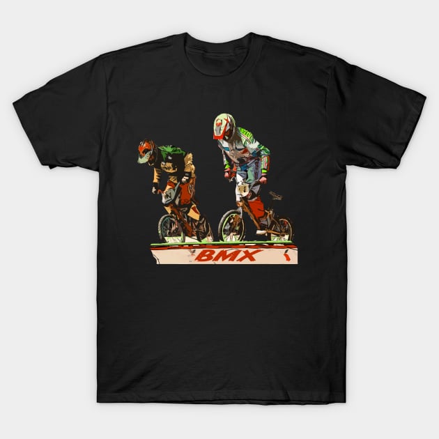 bmx T-Shirt by rickylabellevie